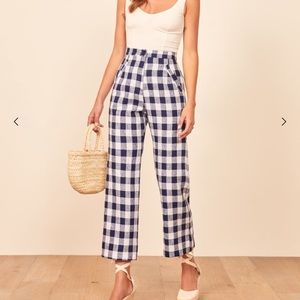 NWT Reformation Jaylene Pant in Seine